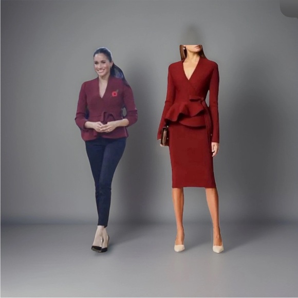 Scanlan Theodore crepe knit set in black small - Picture 3 of 3